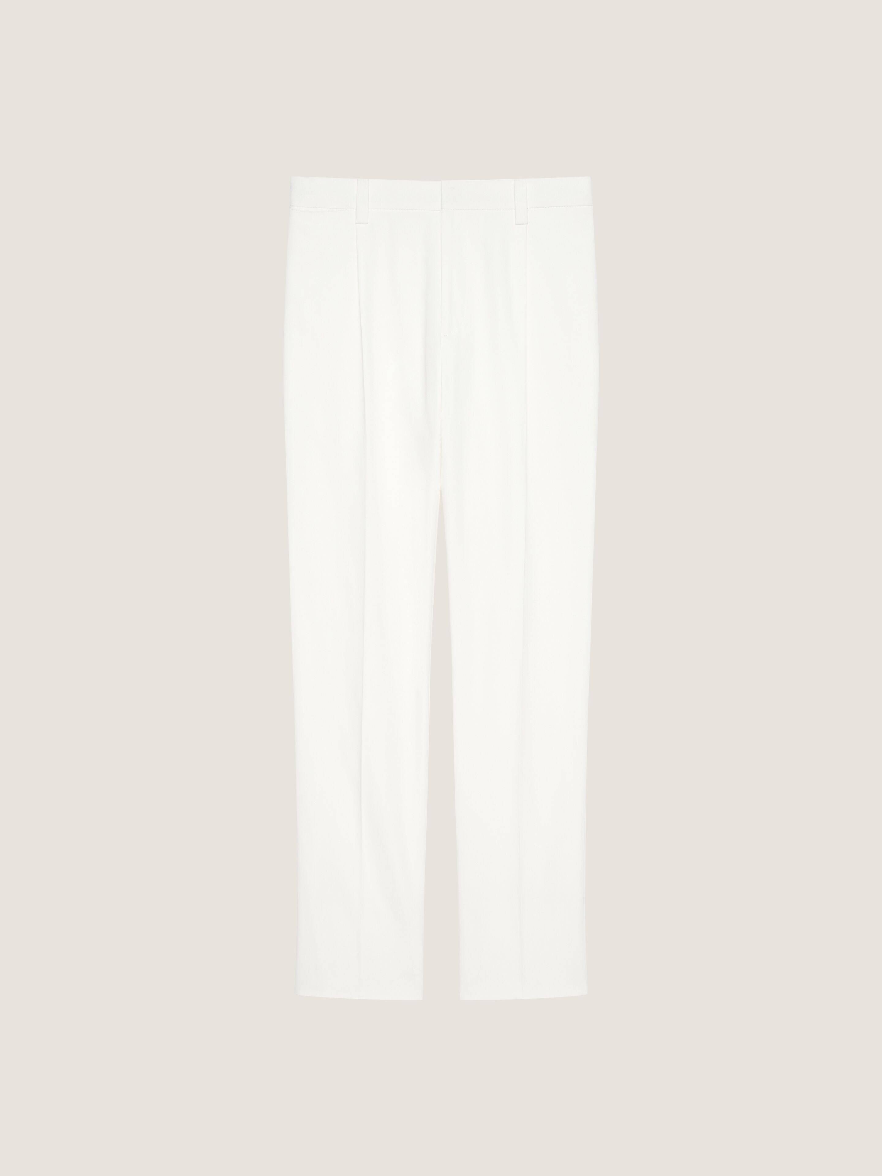 Relaxed fit trousers in cotton mix